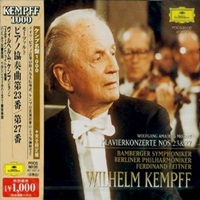Deutsche Grammophon Japan Kempff 1000 : Kempff - Mozart Concertos 23 & 27